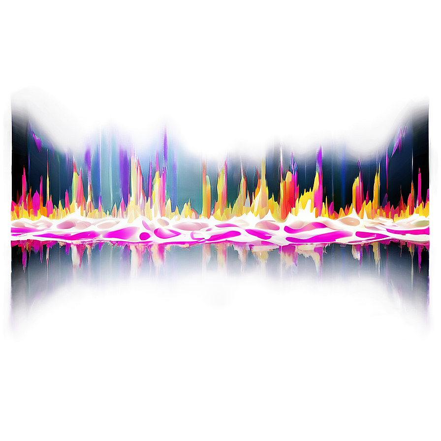 Techno Music Wave Png Gff PNG