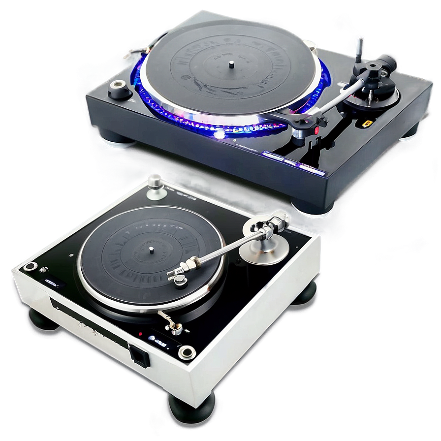 Techno Turntable Setup Png 16 PNG