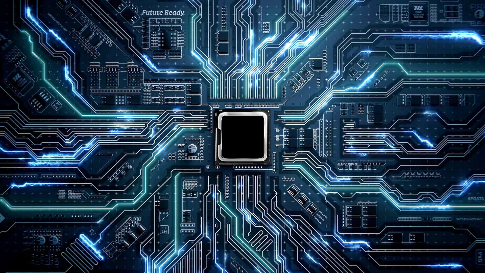 Hintergrundmit Fortschrittlicher Mikrochip-schaltkreistechnologie