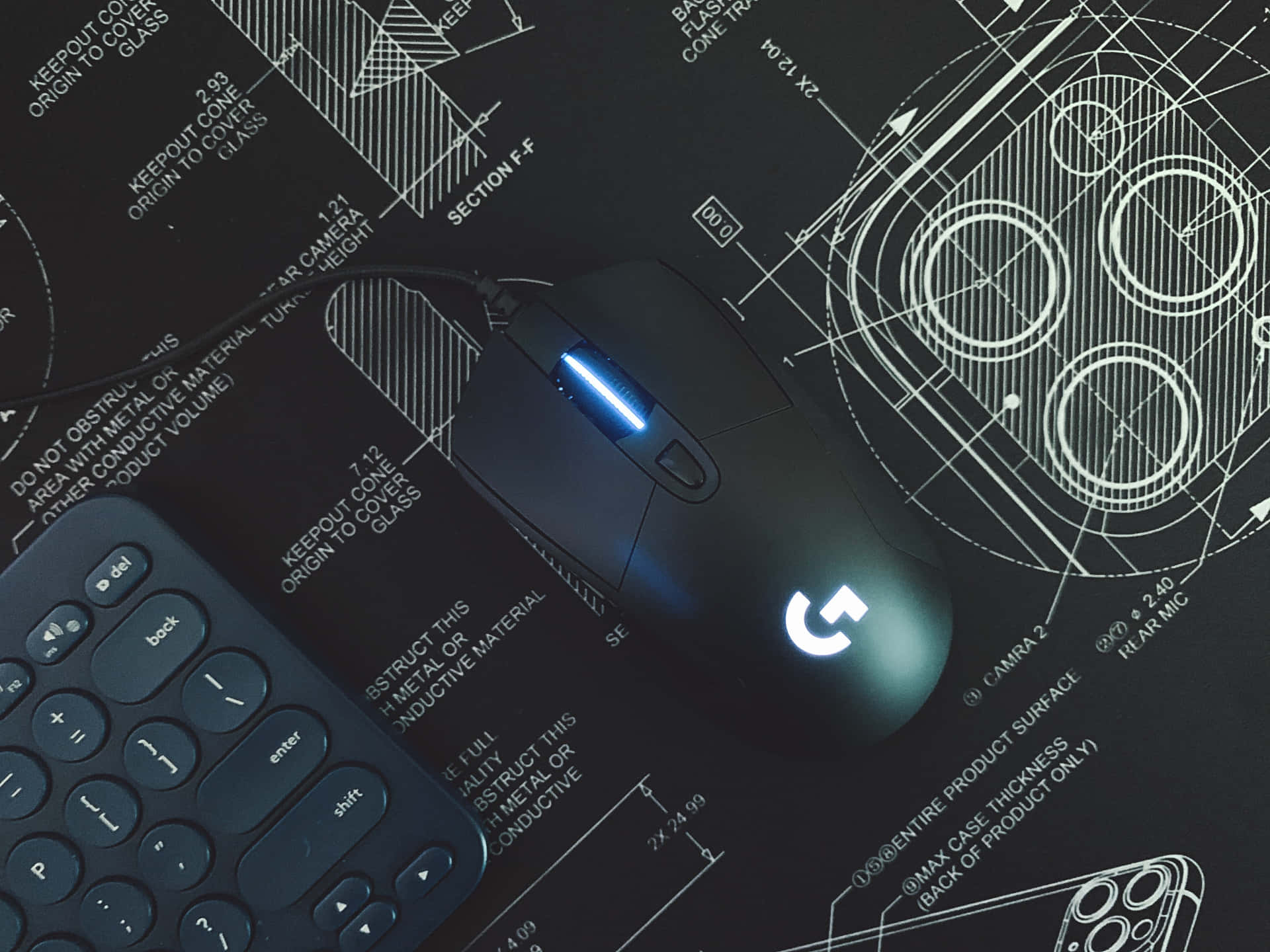 Logitech Gaming Mouse Technology Background