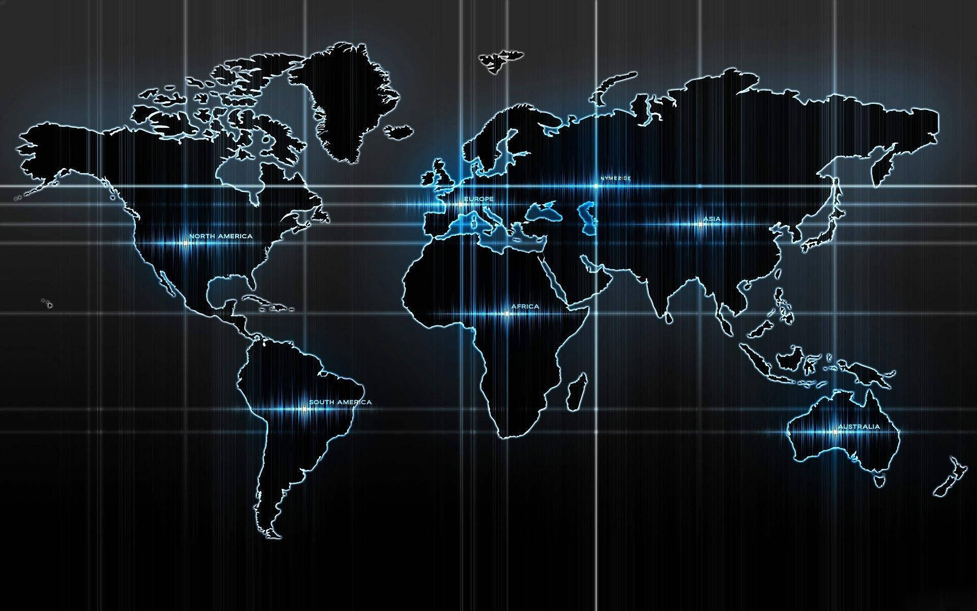 The future of technology: a map of the world Wallpaper