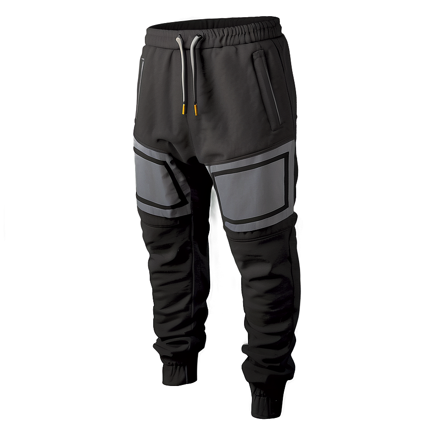 Techwear Black Sweatpants Png Tpe65 PNG