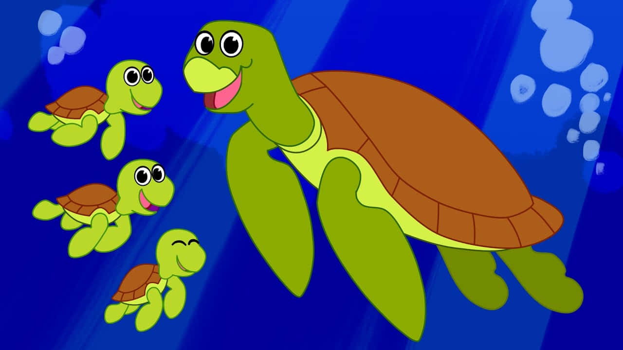 Tecknadebilder Av Sköldpaddor