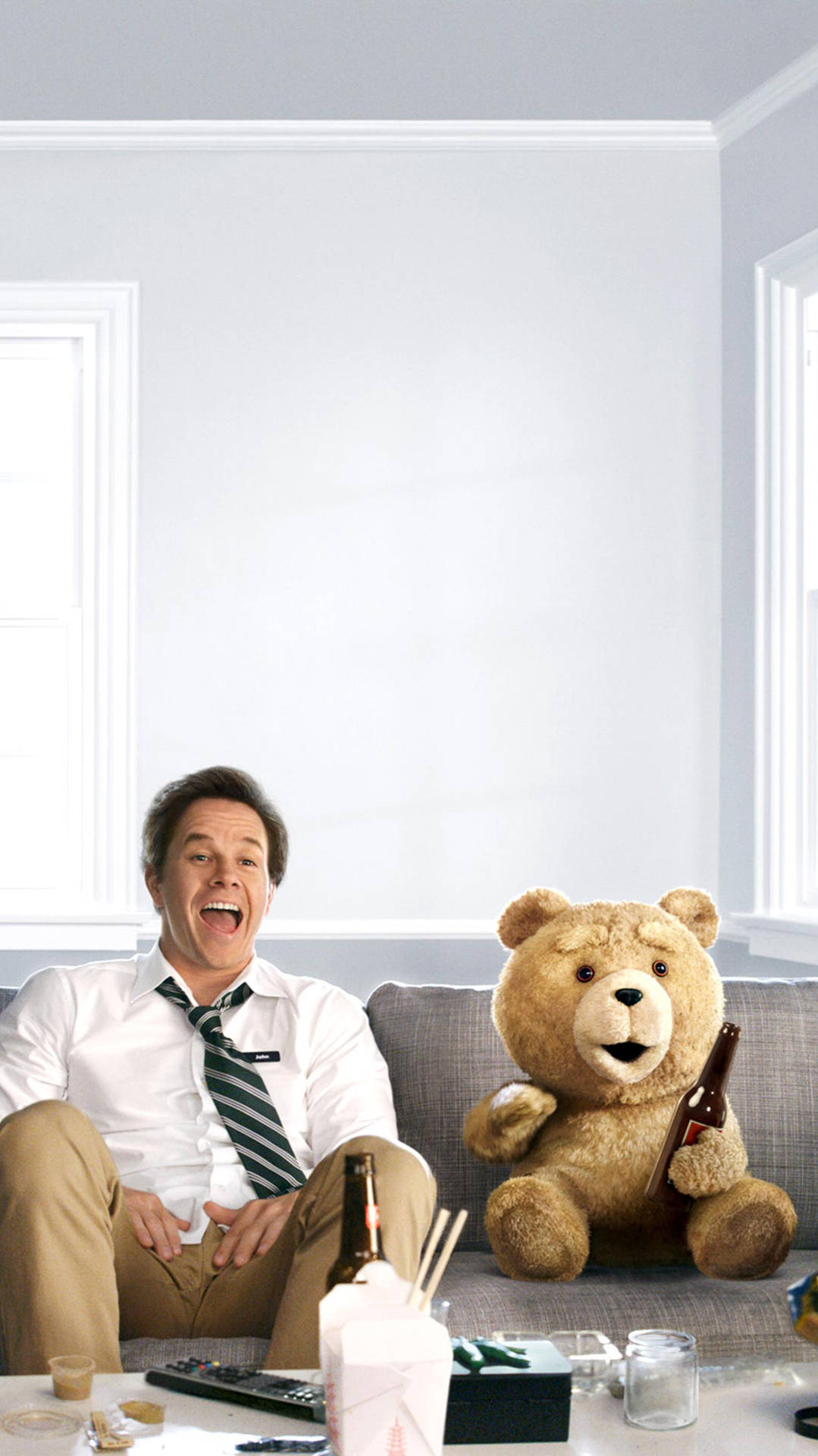 Download Ted And John Poster Wallpaper Wallpapers Com