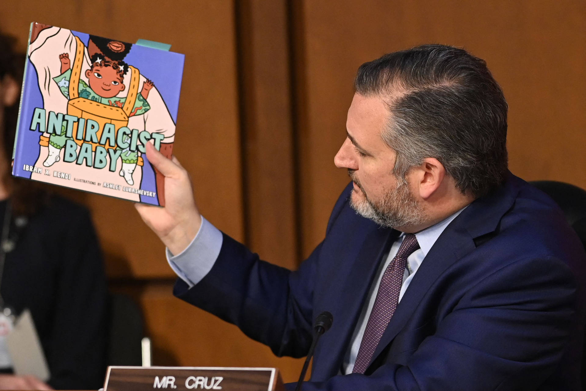 Ted Cruz Holding A Book Wallpaper