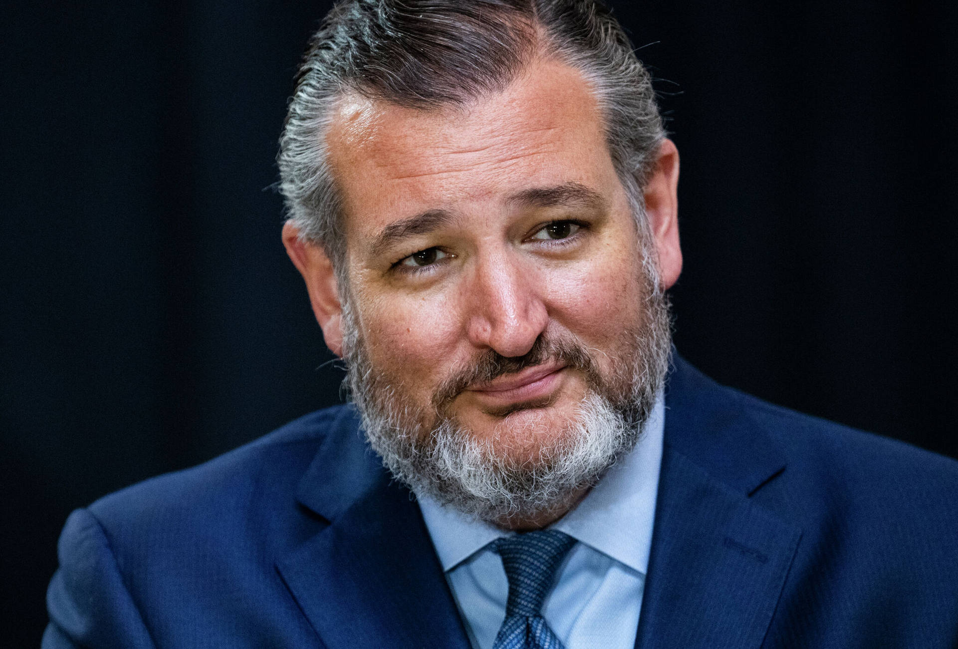 Ted Cruz Resists To Laugh Wallpaper