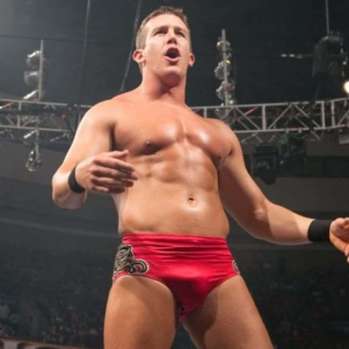 "Ted Dibiase Jr. Captures In A Moment Of Surprise" Wallpaper