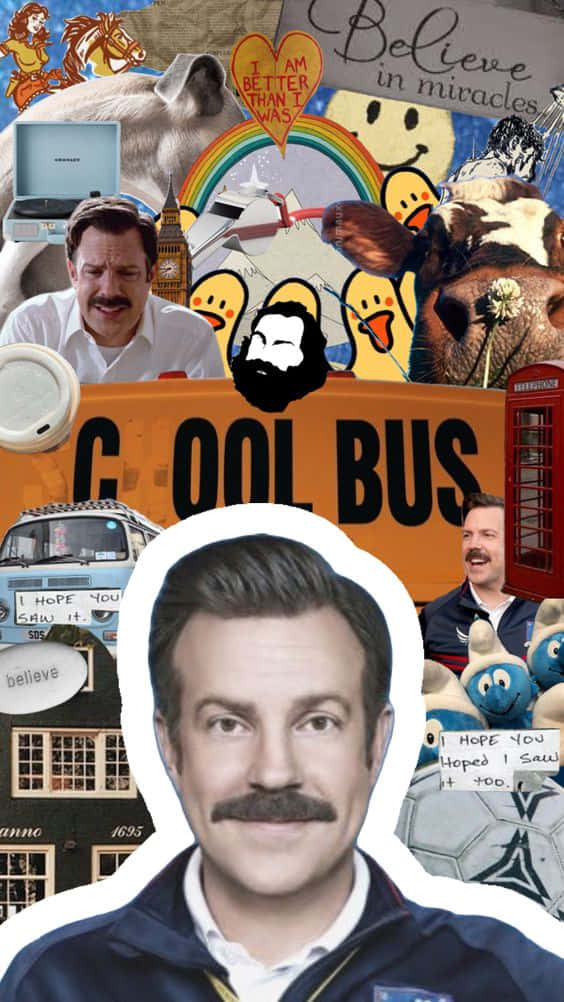 Ted Lasso Inspiration Collage Wallpaper