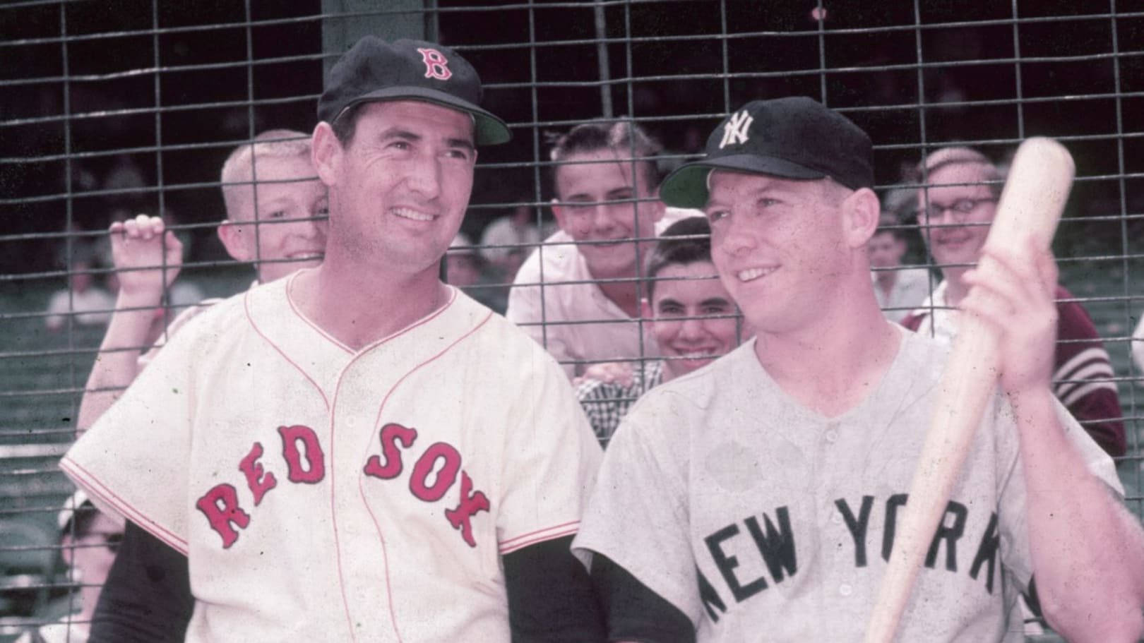 Ted Williams And Mickey Mantle Wallpaper