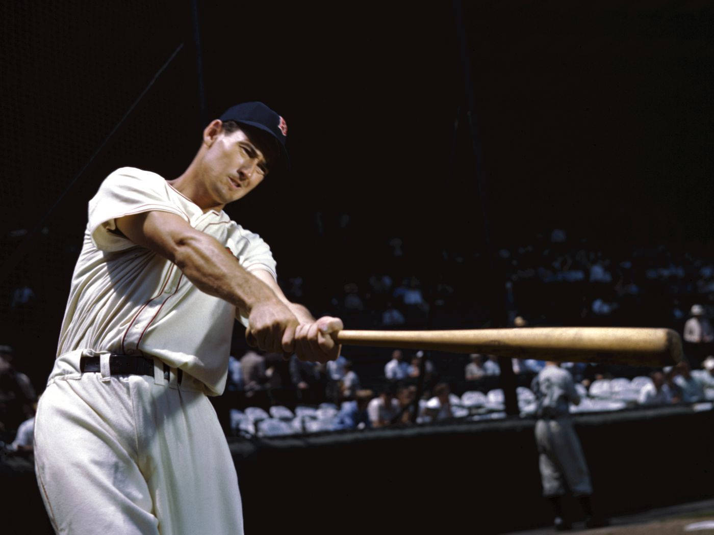 Ted Williams Colored Picture Wallpaper