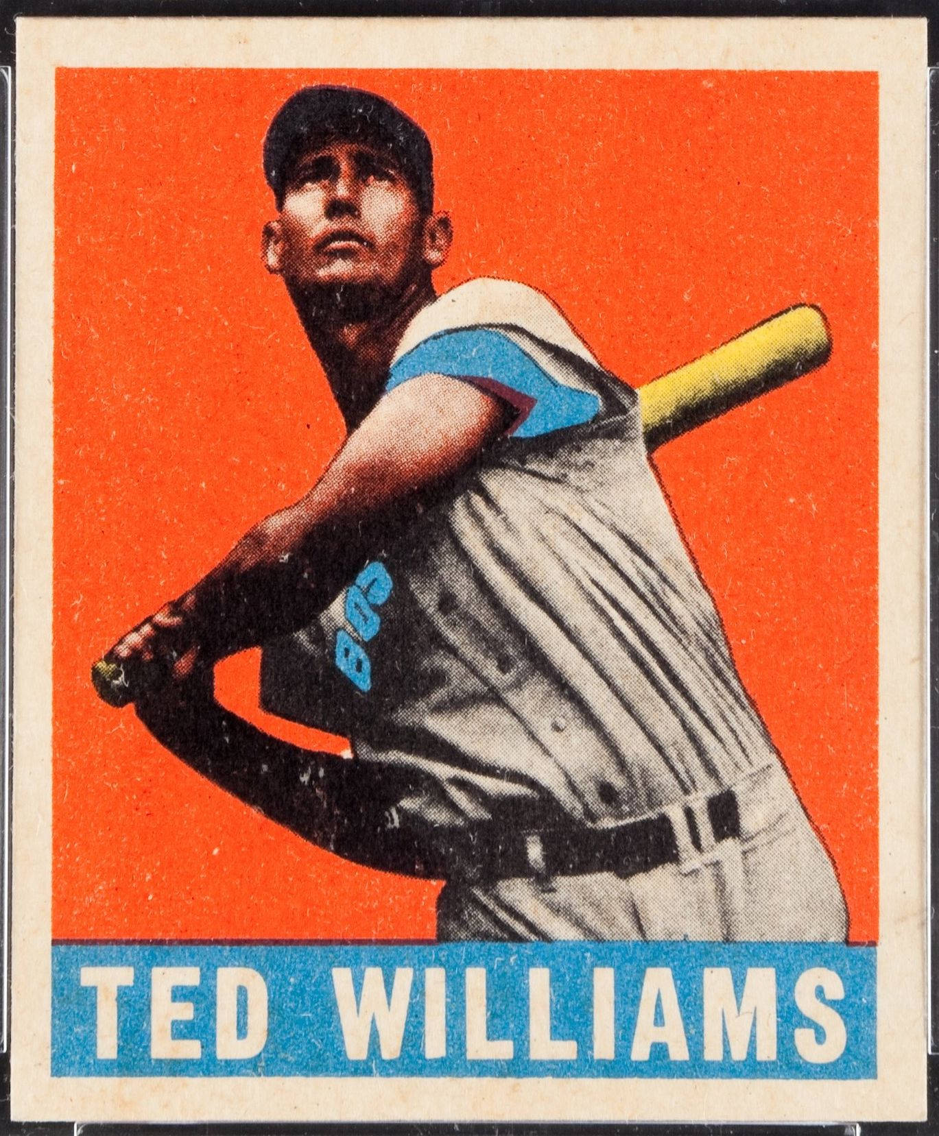 Ted Williams Vintage Baseball Card Wallpaper