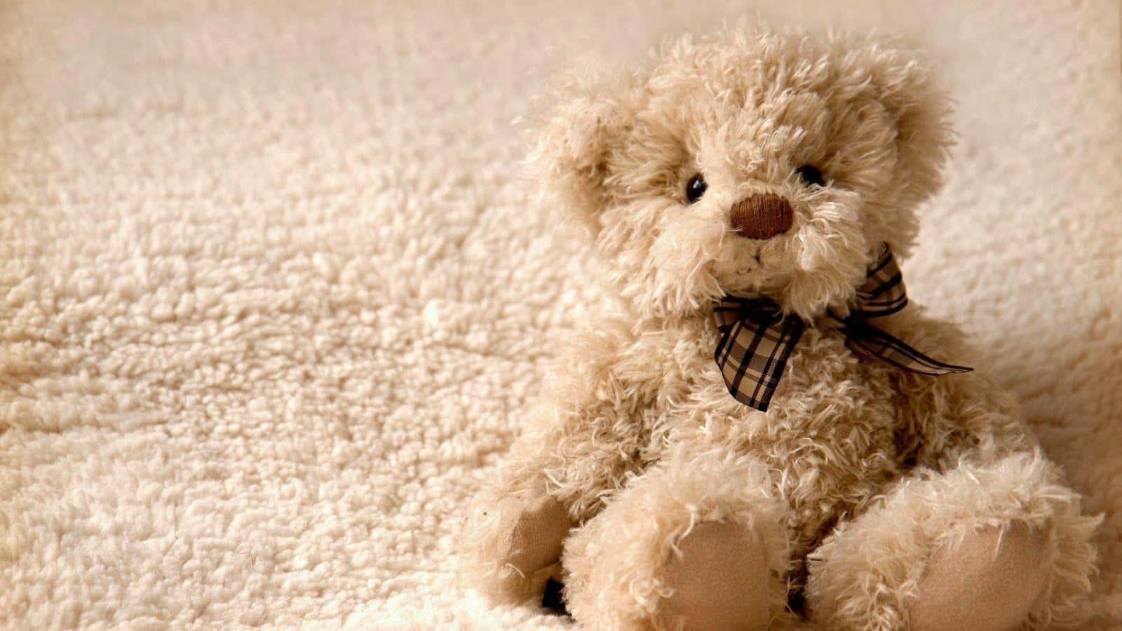 A sweet and cuddly teddy bear