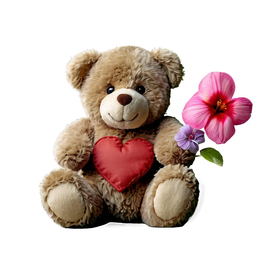 Teddy Bear For Valentine Png 75 PNG
