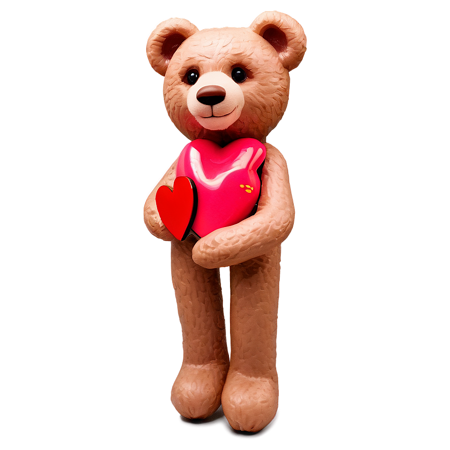 Teddy Bear For Valentine Png Adj PNG