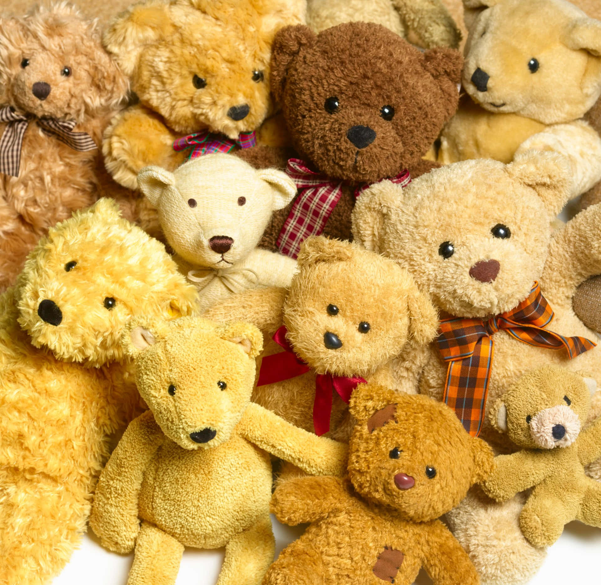 A Group Of Teddy Bears