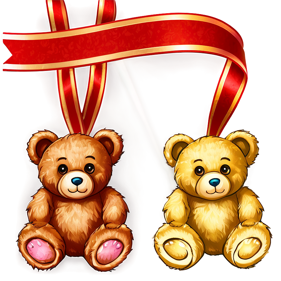 Teddy Bear With Bow Png 05212024 PNG