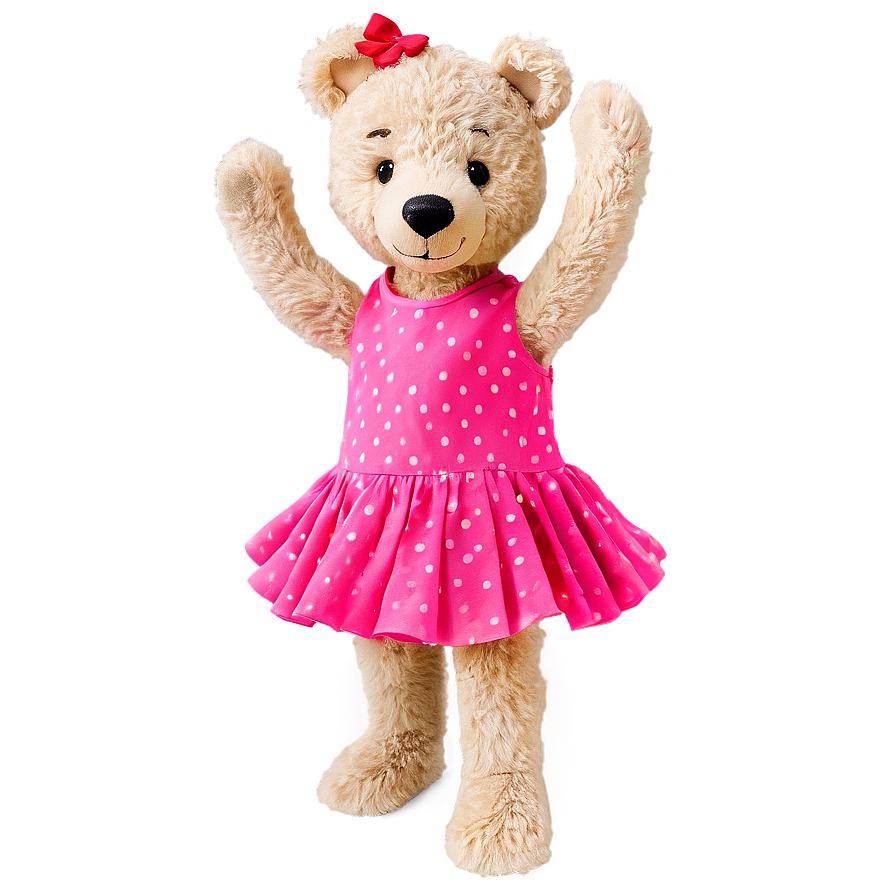 Teddy Bear With Dress Png Oaq PNG