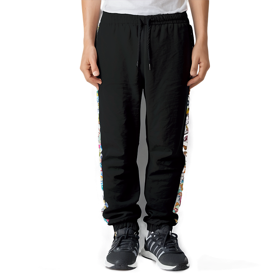 Teen Black Sweatpants Png Ldd PNG