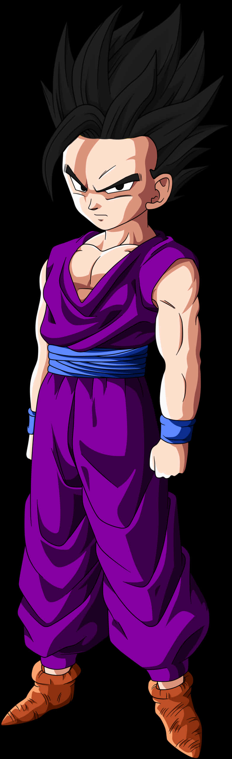 Download Teen Gohan Purple Gi | Wallpapers.com