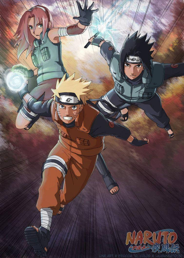 Teen Team 7 Naruto Iphone Wallpaper