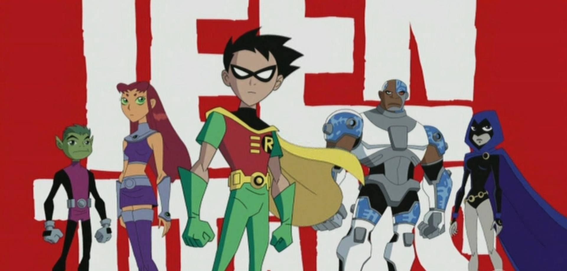 Teen Titans Animated Poster Wallpaper