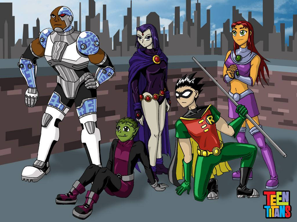 Teen Titans Animated Series Wallpaper
