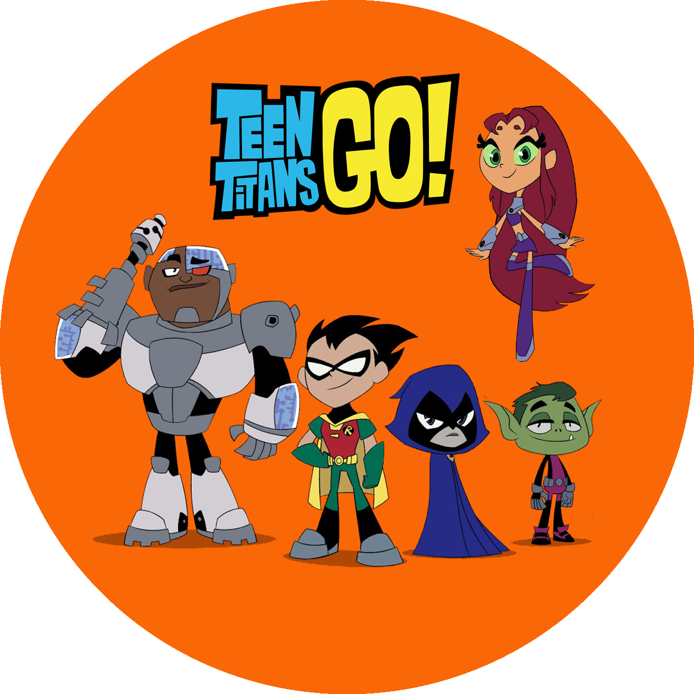 Teen Titans Go Animated Characters PNG