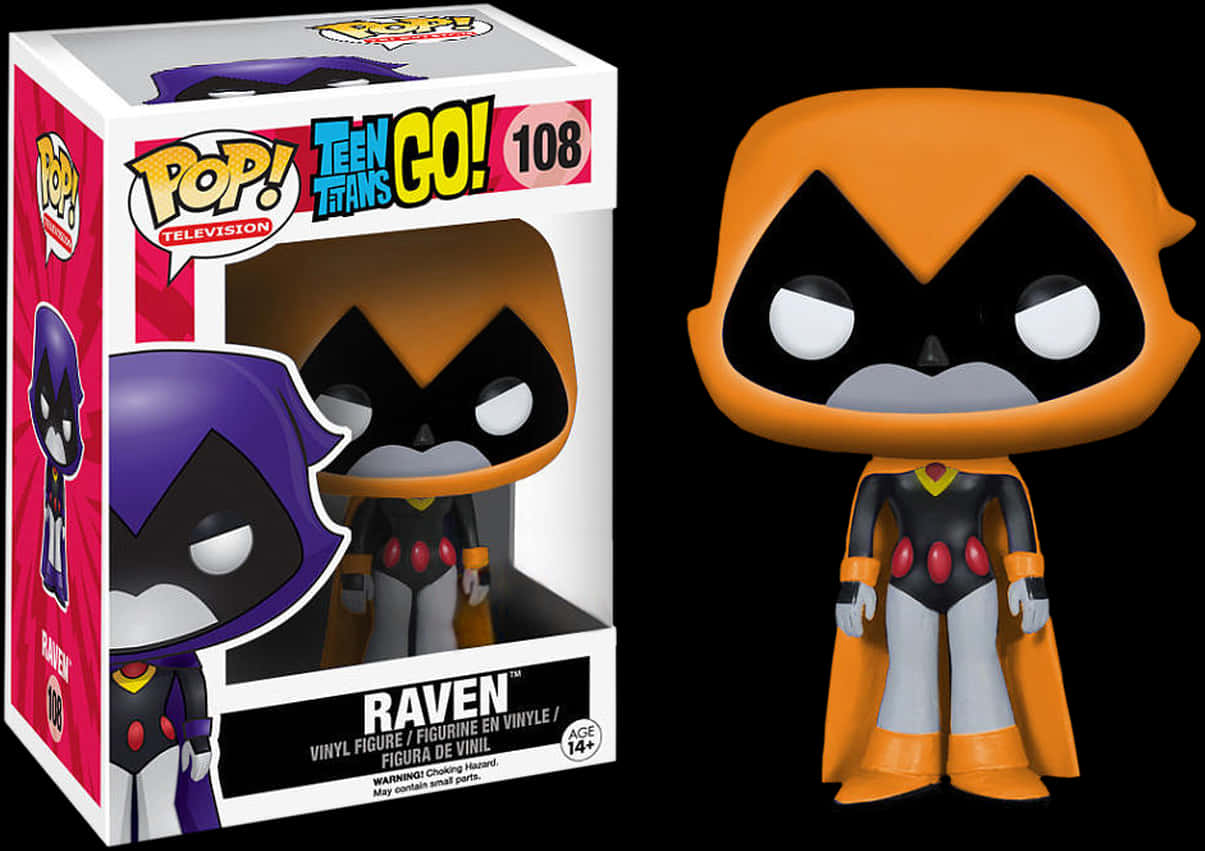 Teen Titans Go Raven Funko Pop PNG