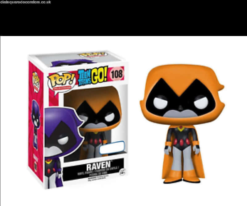 Teen Titans Go Raven Funko Pop PNG