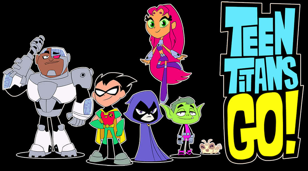 Teen Titans Go Team Portrait PNG