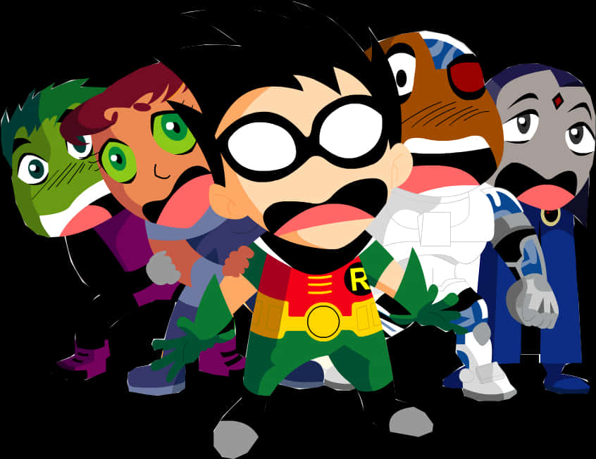 Teen Titans Go Team Stealth Mode PNG