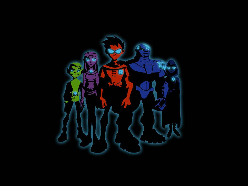 Teen Titans On A Dark Wallpaper