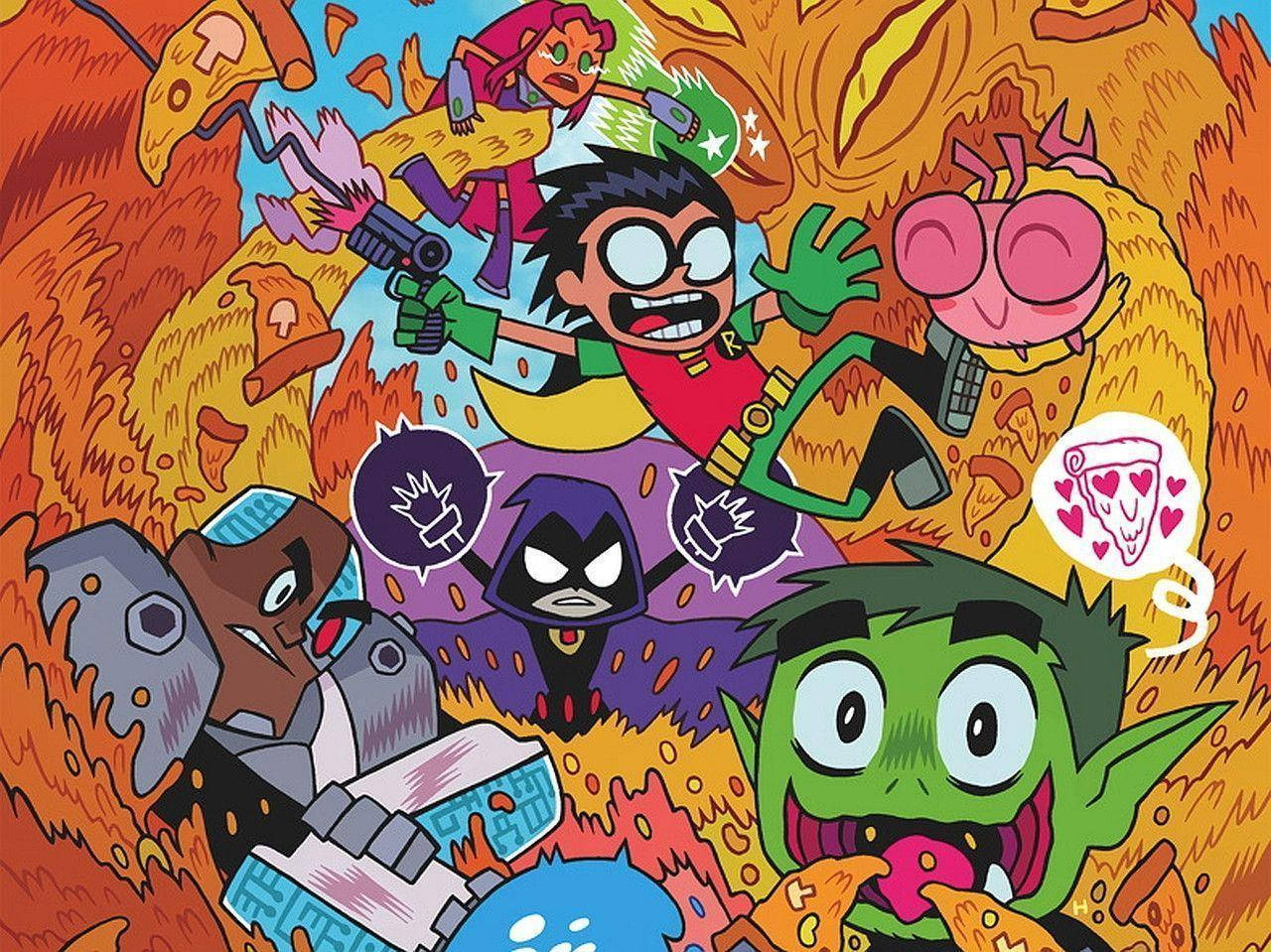 Teen Titans Party Wallpaper