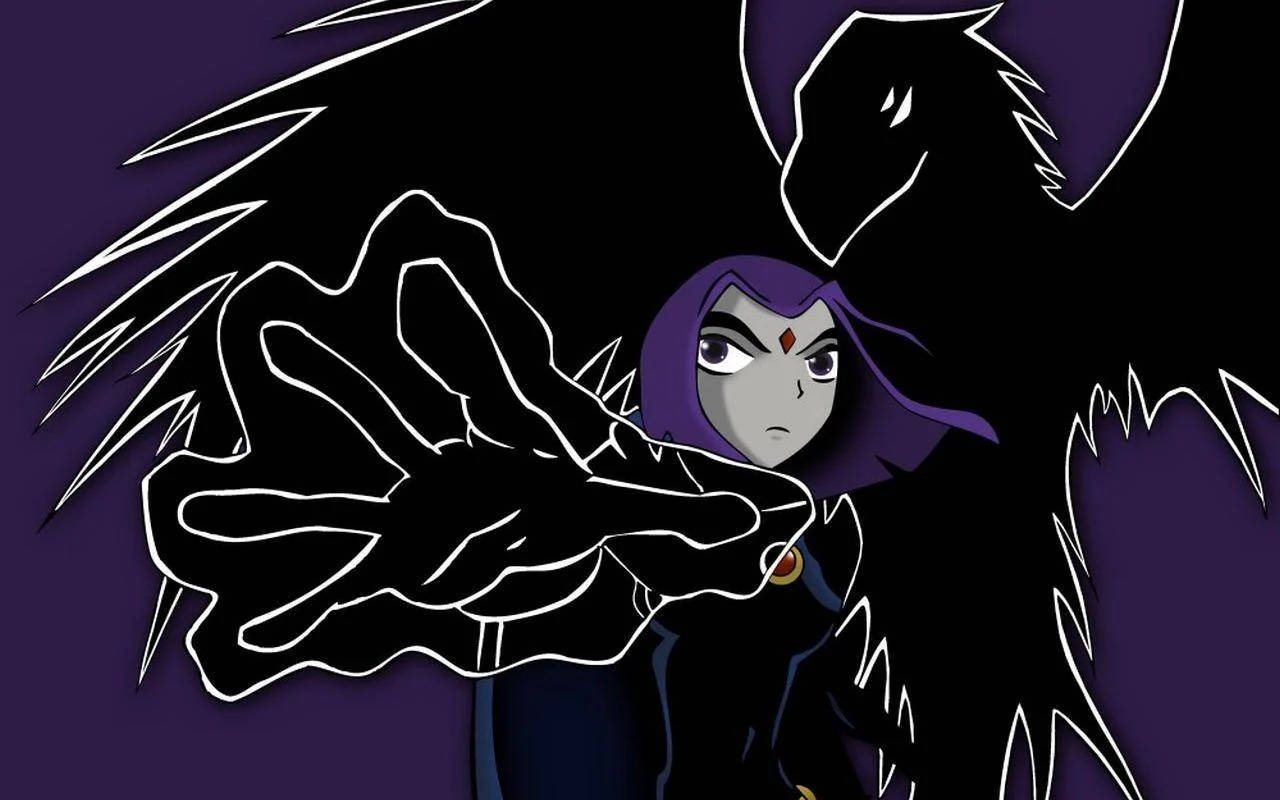 Teen Titans Raven Representational Art Wallpaper