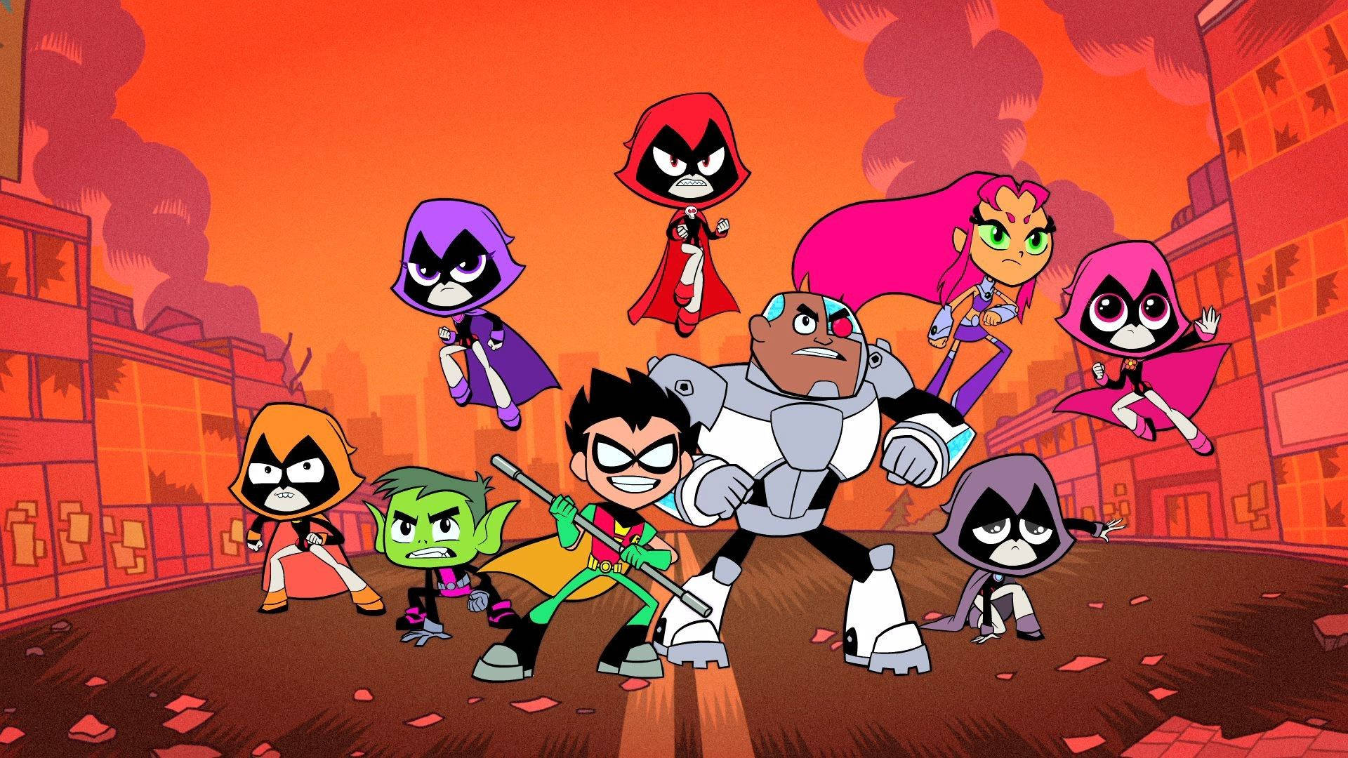Teen Titans Ready To Attack Wallpaper