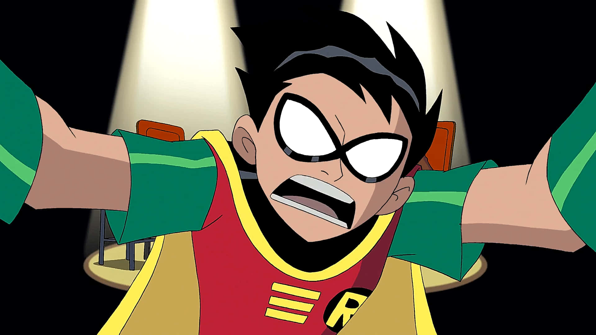 Teen Titans Robin Angry Expression Pfp Wallpaper