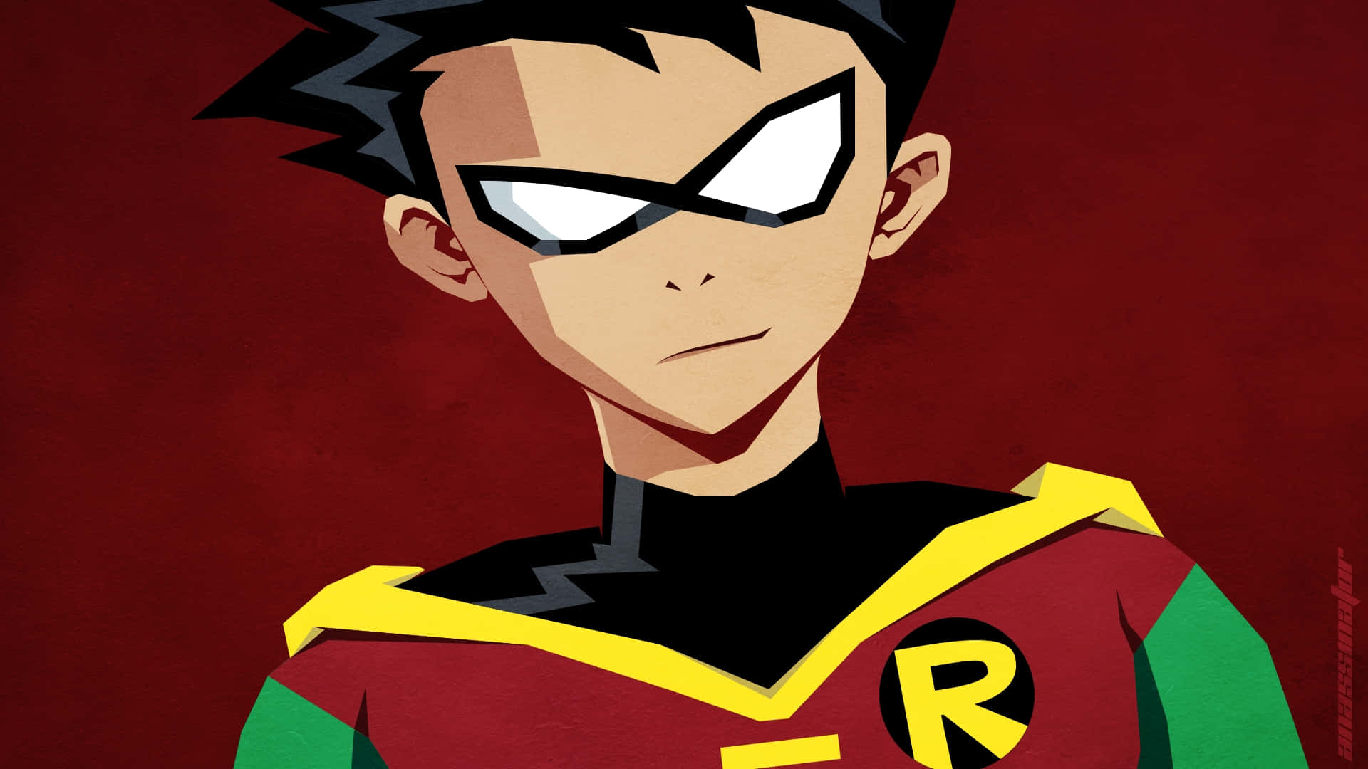 Teen_ Titans_ Robin_ Profile Wallpaper