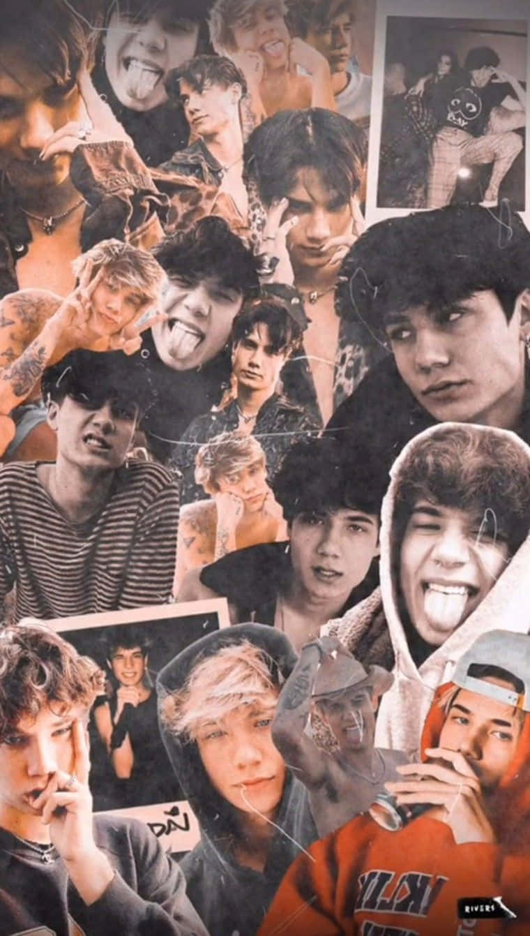 Collage Teenage Boy Aesthetic Wallpaper