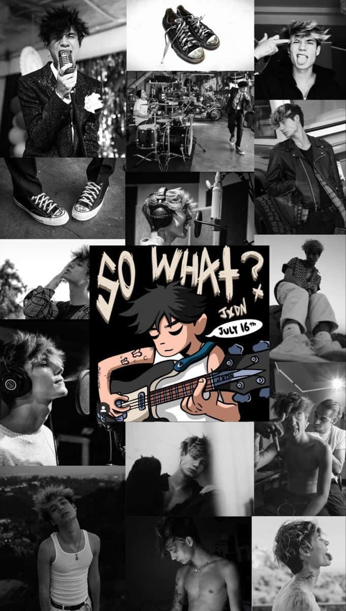 So What? - A Collage Of Photos Of People Wallpaper