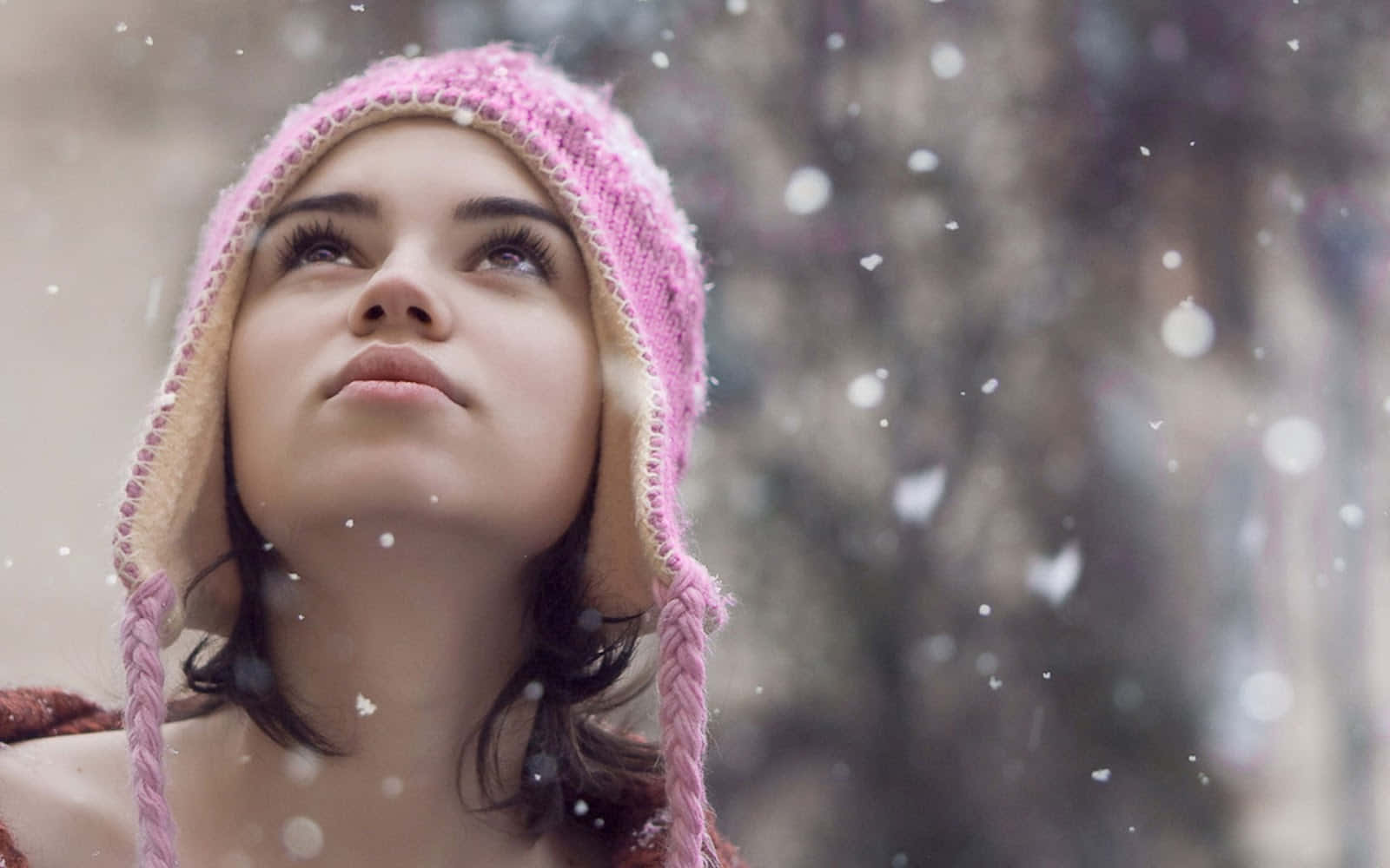 Fotosde Una Chica Adolescente En La Nieve.