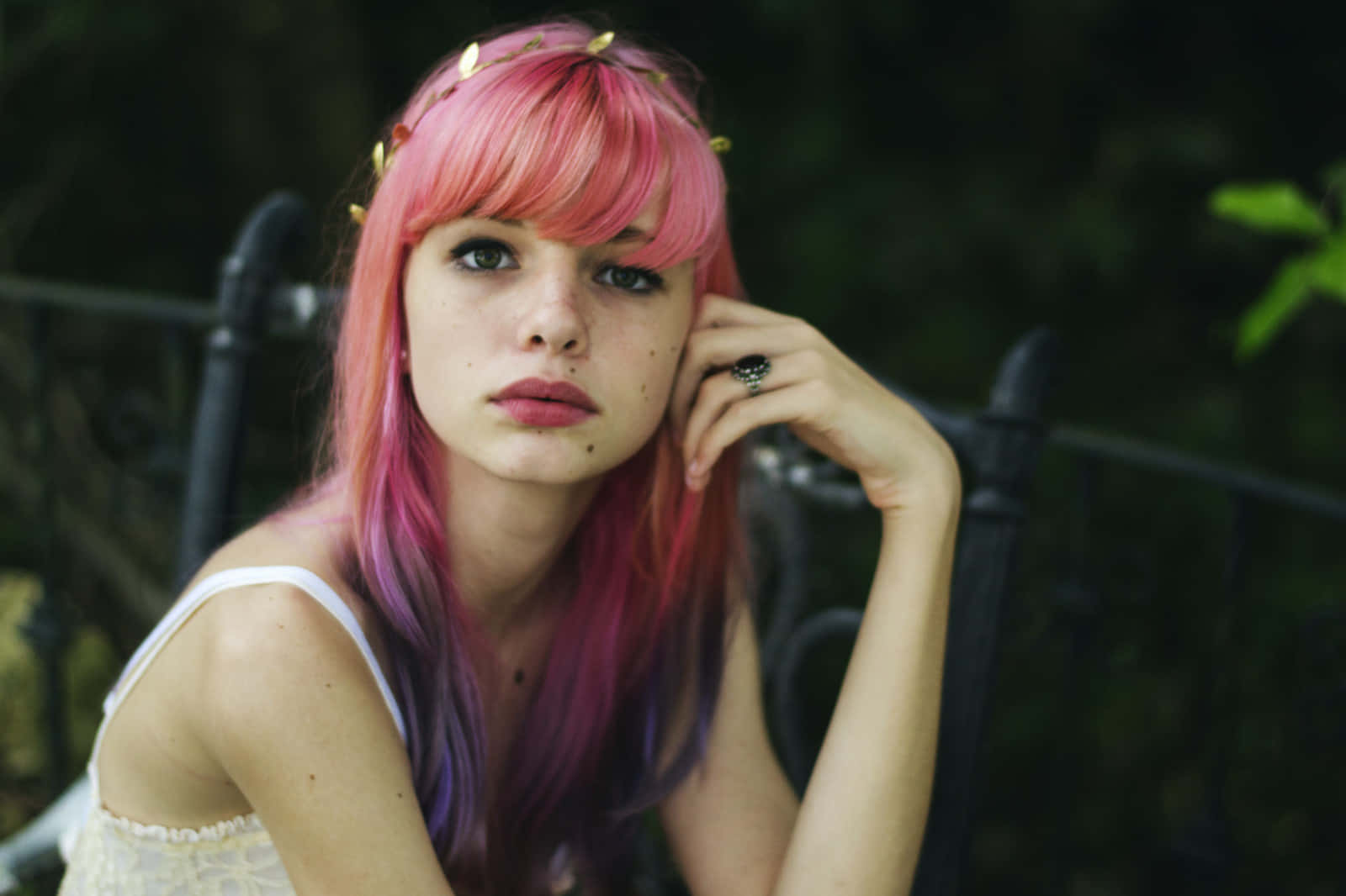 Pink Haired Teenage Girl Pictures