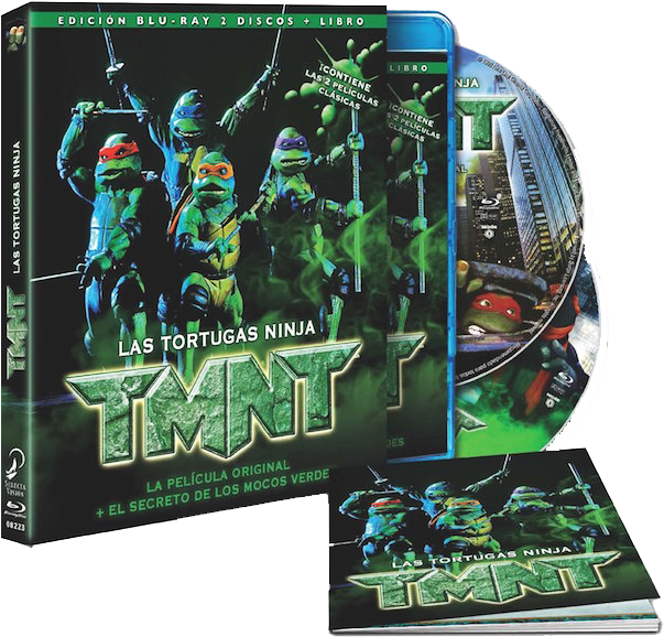 Teenage Mutant Ninja Turtles Bluray Set PNG