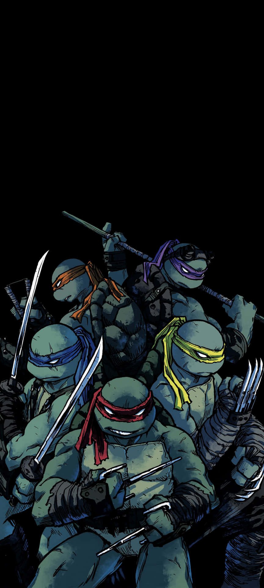 Teenage Mutant Ninja Turtles Comic Book With Jennika Wallpaper