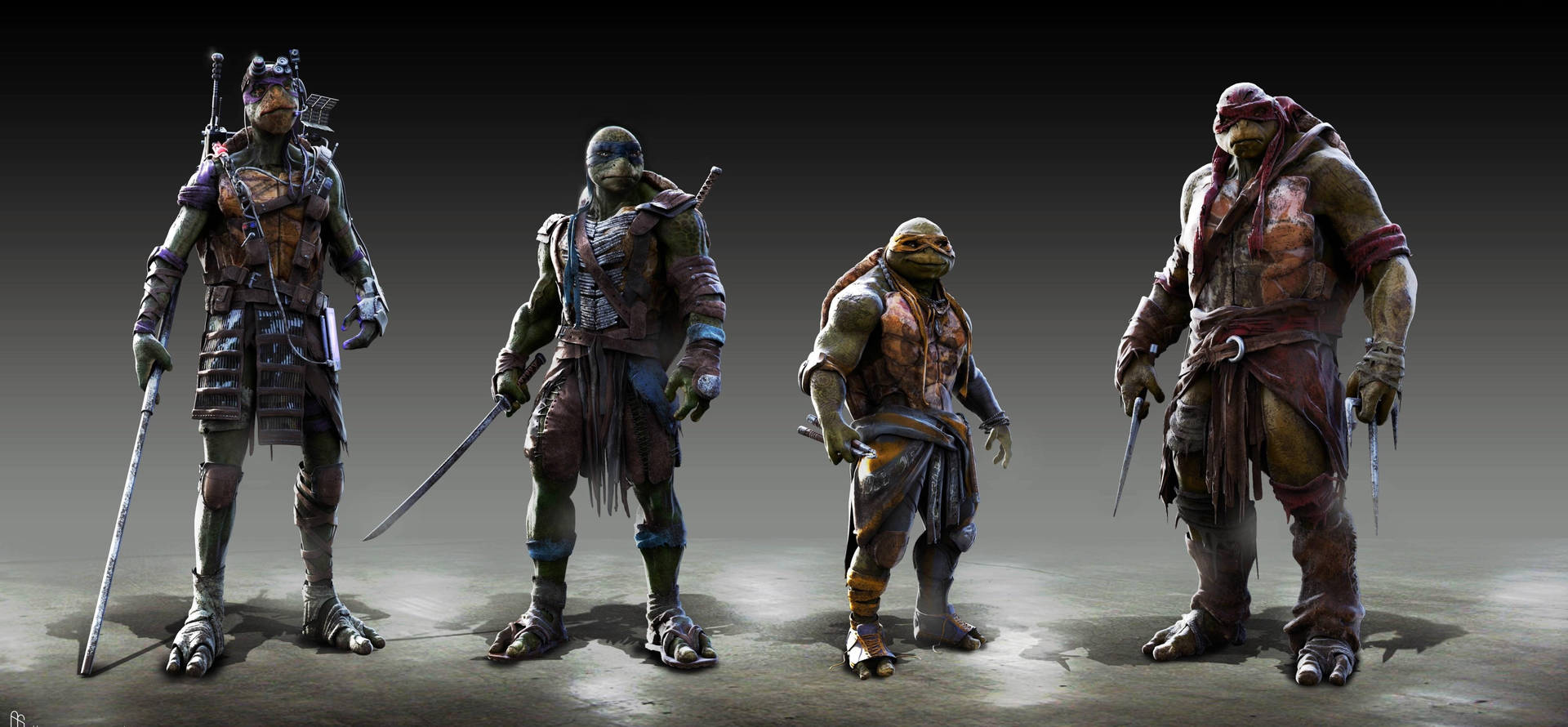 Teenage Mutant Ninja Turtles Height Difference Wallpaper