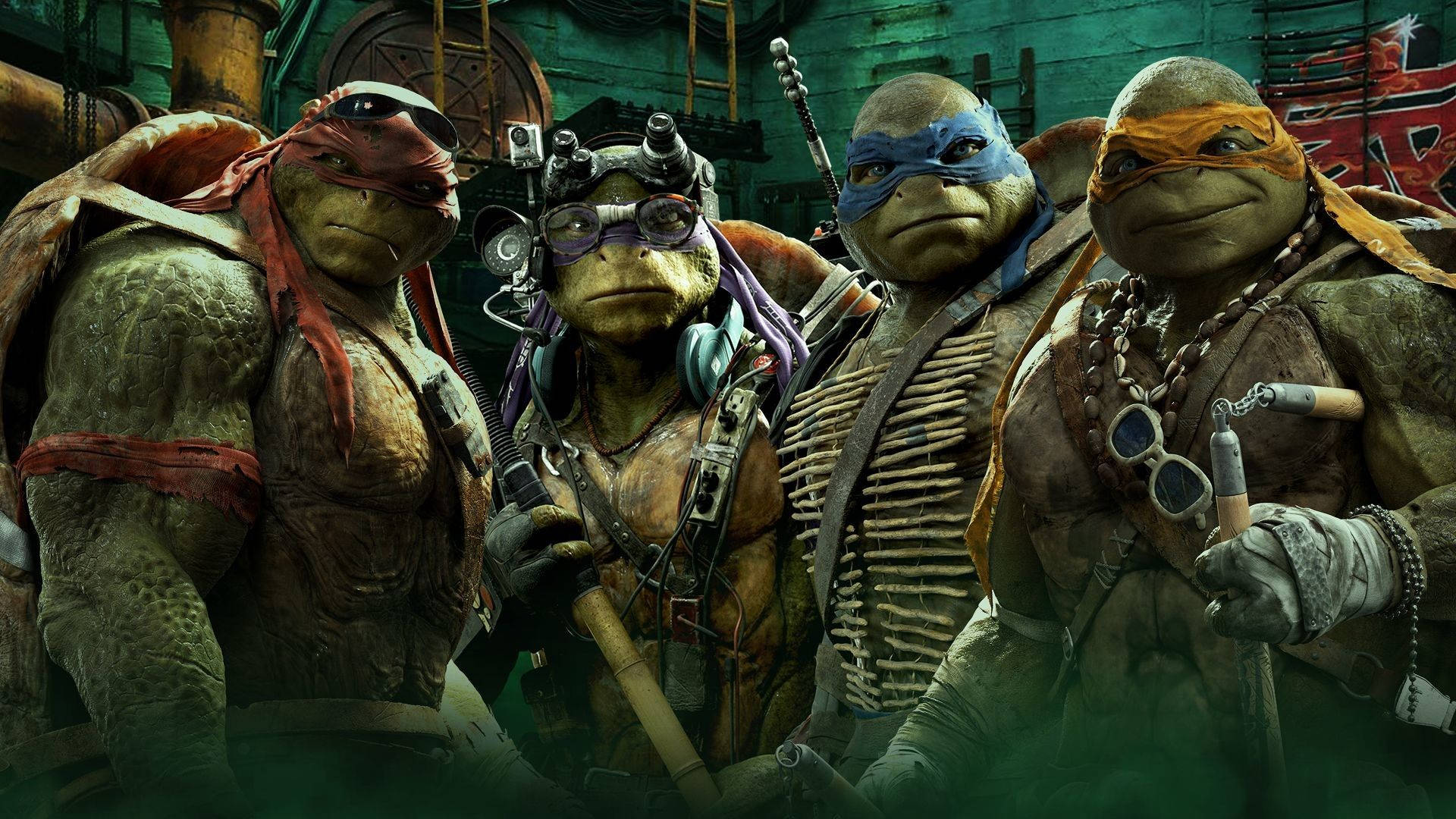 Teenage Mutant Ninja Turtles Movie Versions Wallpaper