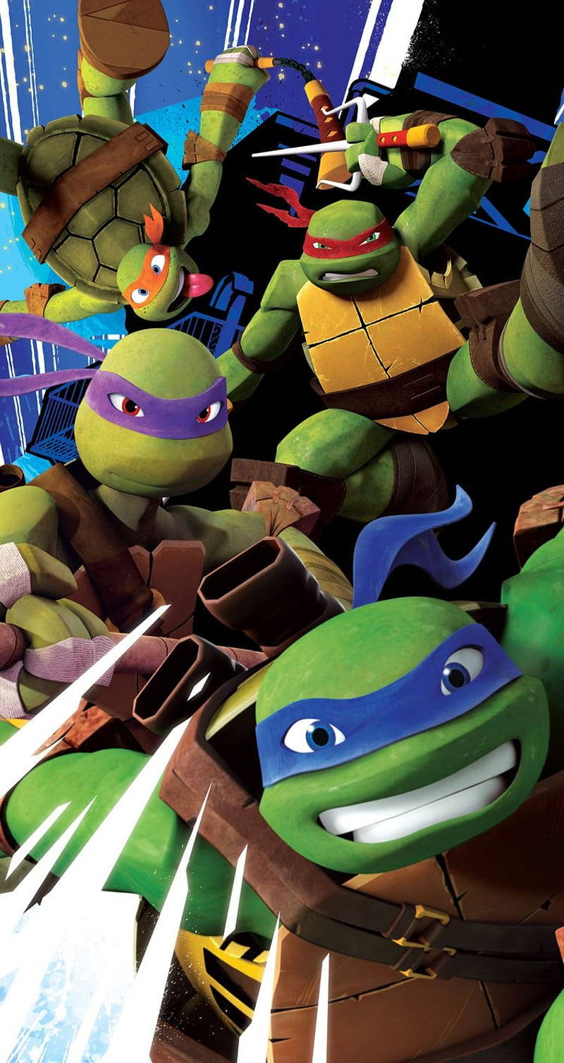 Teenage Mutant Ninja Turtles Nickelodeon Cartoon Wallpaper