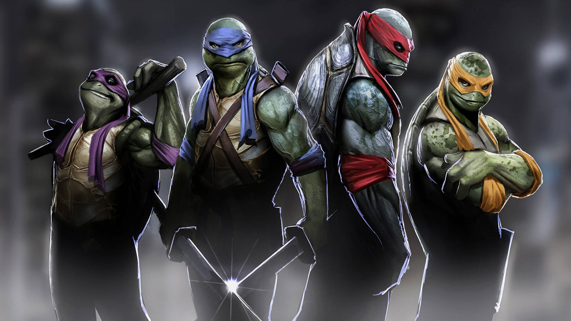Teenage Mutant Ninja Turtles Serious Wallpaper