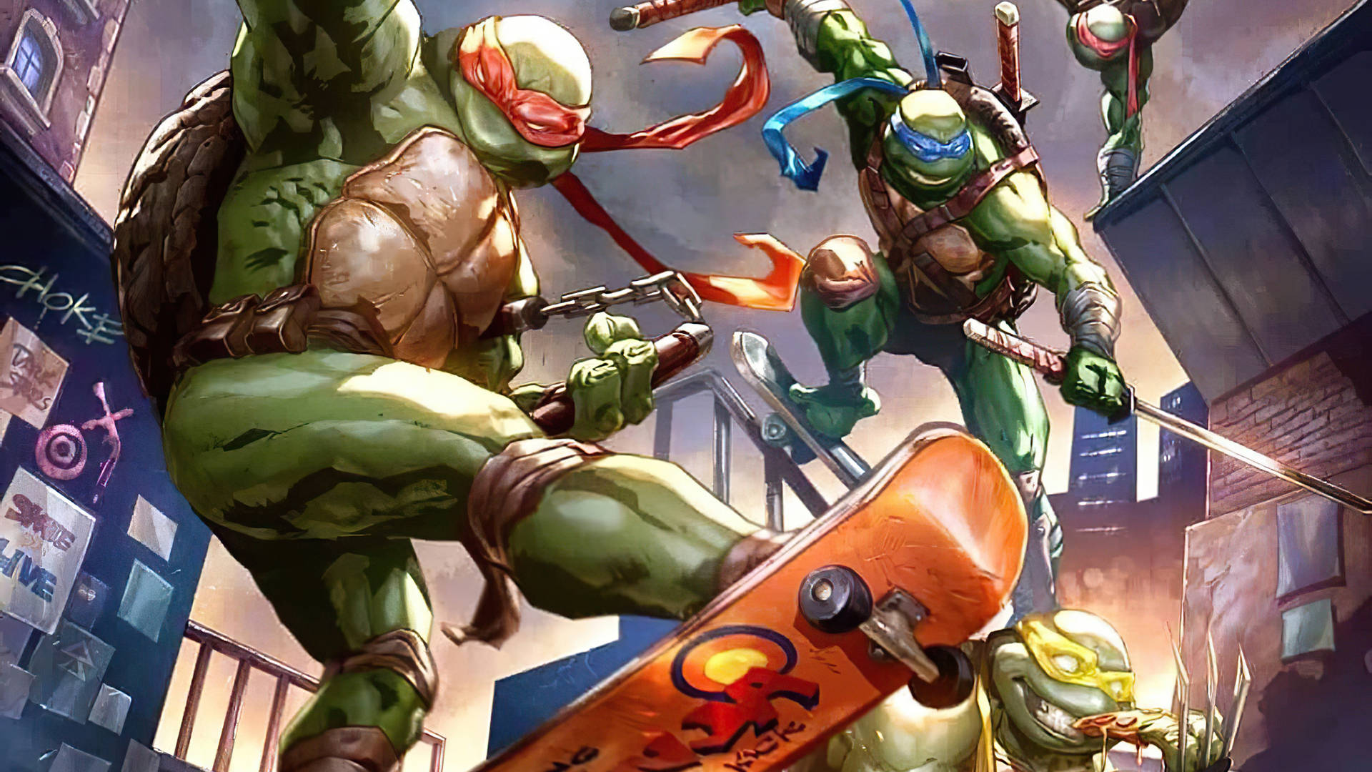 ArtStation  Rise of the Teenage Mutant Ninja Turtles The Movie
