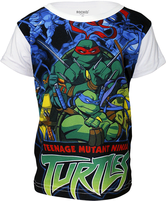 Teenage Mutant Ninja Turtles T Shirt Design PNG