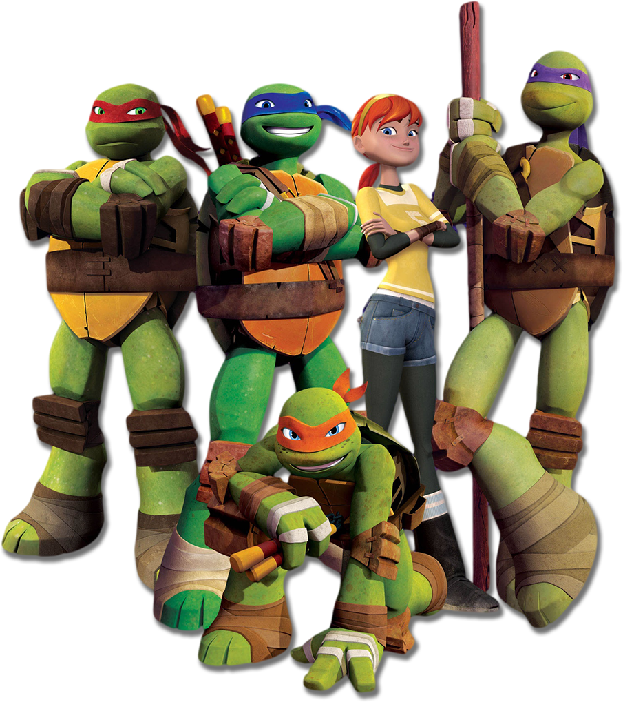 Download Teenage Mutant Ninja Turtlesand Friend | Wallpapers.com